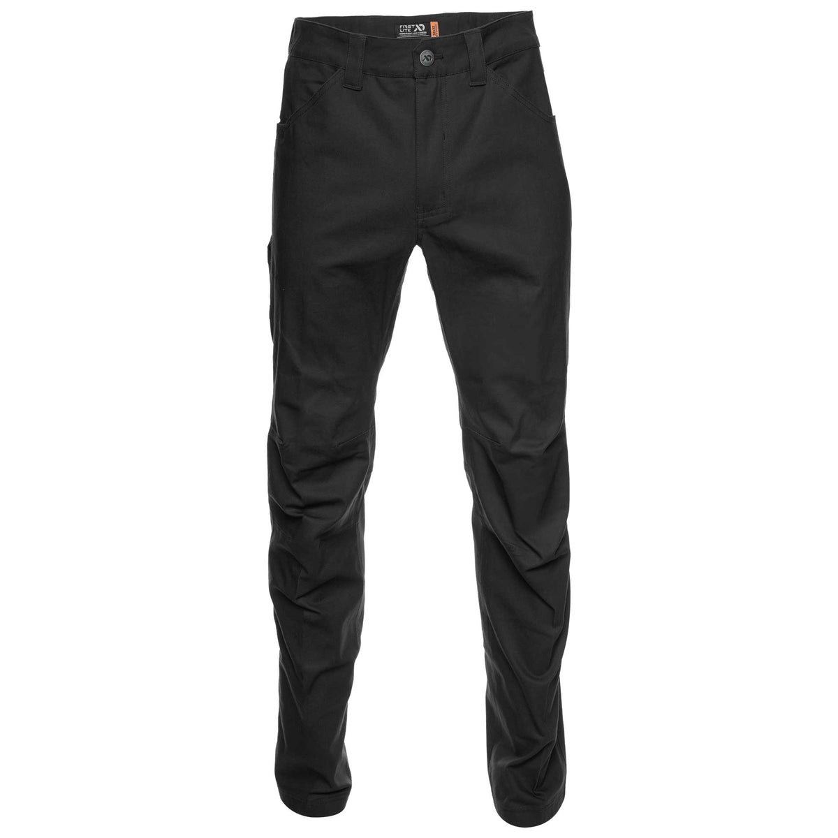 Black pants on a white background